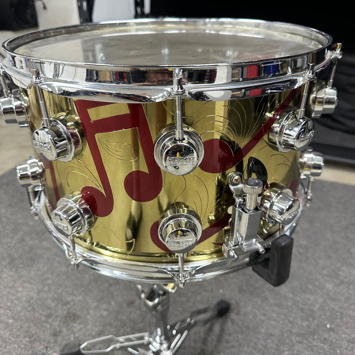 Herch Percussion Custom Brass Snare Drum - 14" x 8"