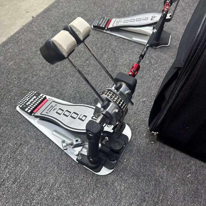 DW 9000 Series Double Bass Drum Pedal W/ Case