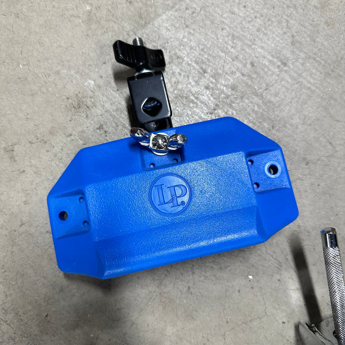 LP Blue Jam Block W/ Clamp Attachment - High Pitch - Free Shipping