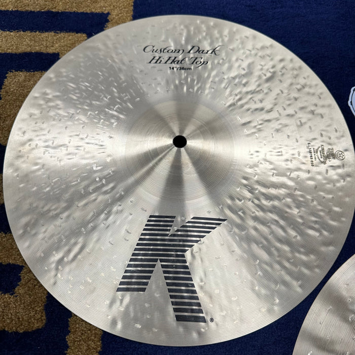 Zildjian 14" K Custom Dark Hi Hat Cymbals - Free Shipping