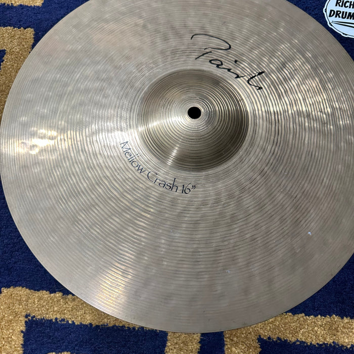 Paiste 16" Signature Mellow Crash Cymbal - Free Shipping