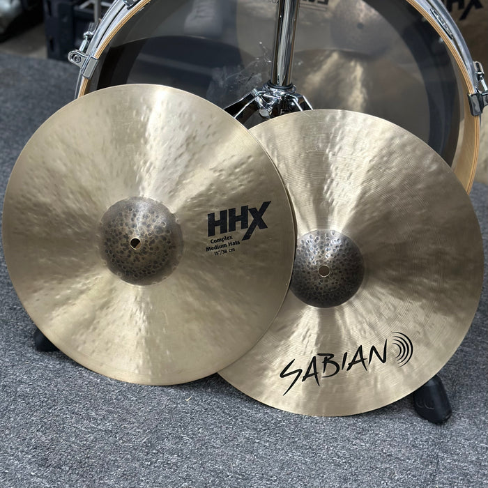 Sabian 15” HHX Complex Medium Hi Hat Cymbals - Free Shipping