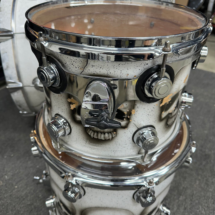 DW Collector's Series Custom 3 Piece Drum Set - Skulls - 12/14/22