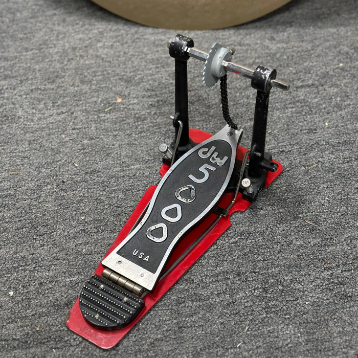 DW 5000 Single Chain Slave Double Bass Drum Pedal - Free Shipping