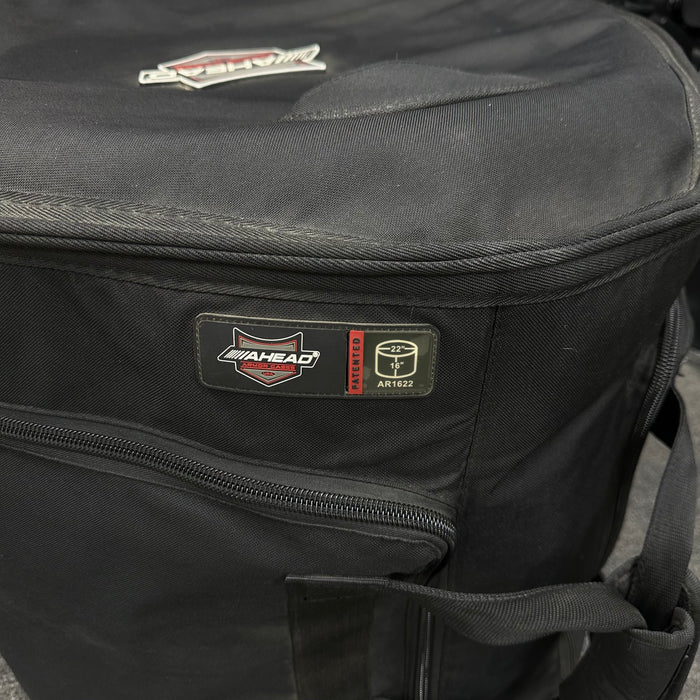 Ahead Armor Cases Bass Drum Bag - 22" x 16" - (Fits 18" Depth) - Free Shipping