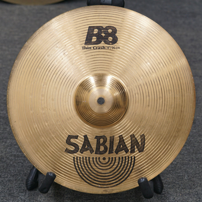 Sabian 14" B8 Crash Cymbal - Free Shipping