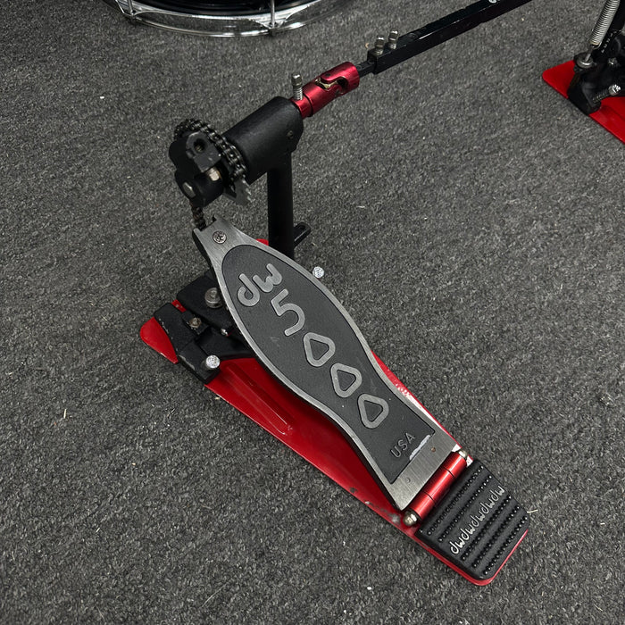 DW 5000 Series Double Bass Drum Pedal - Single Chain