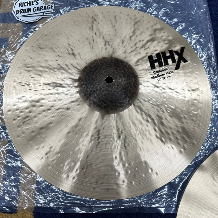 Sabian 14” HHX Complex Medium Hi Hat Cymbals - Free Shipping