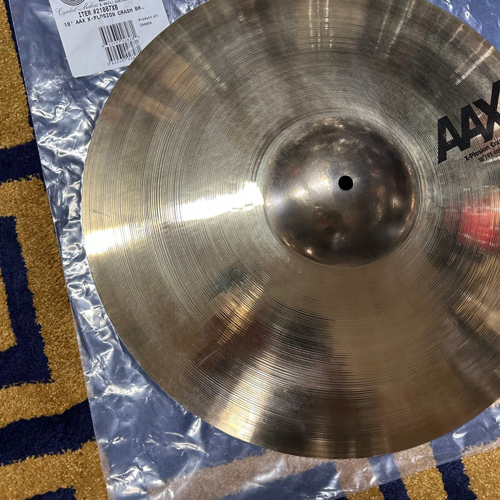 Sabian 18" AAX X-Plosion Crash Cymbal - Free Shipping