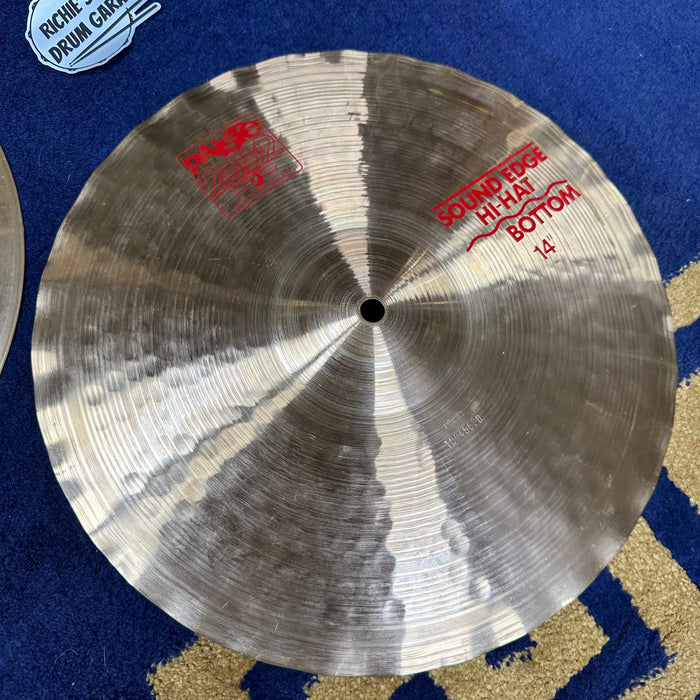 Paiste 14" 2002 Series Sound Edge Hi Hat Cymbal - Free Shipping