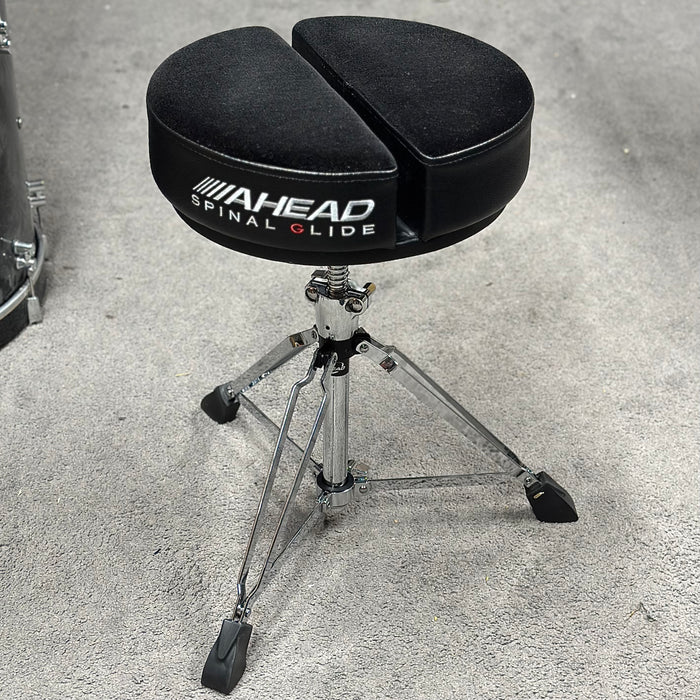 Ahead Spinal G Round Drum Throne - Black - Free Shipping