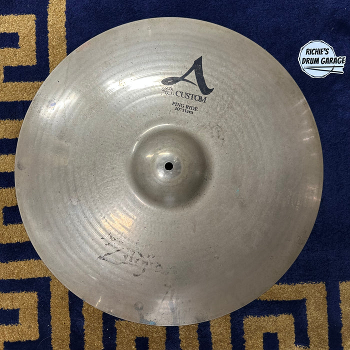 Zildjian 20" A Custom Ping Ride Cymbal - Free Shipping