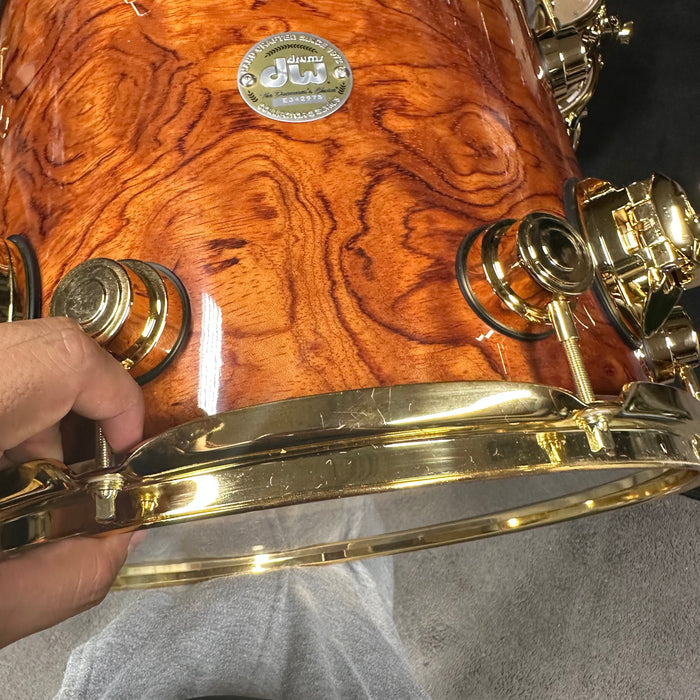 DW Limited Edition Collector's Exotic Series - Private Reserve Waterfall Bubinga 24k Gold Hardware- 10/12/14/16/22