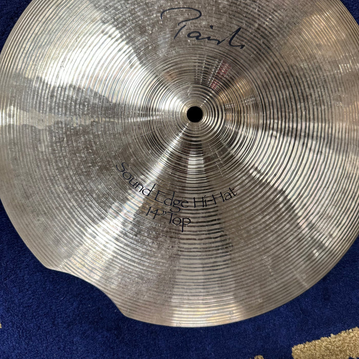 Paiste 14" Signature Sound Edge TOP Hi Hat Only - Free Shipping - Repaired