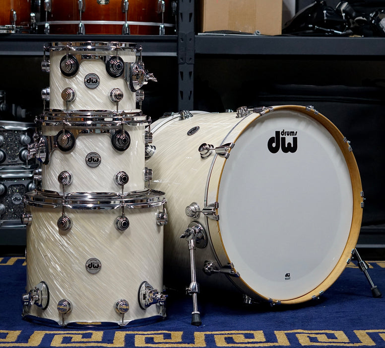 DW Collector's Series 4 Piece Drum Set - Twisted Oyster - 10/12/16/23