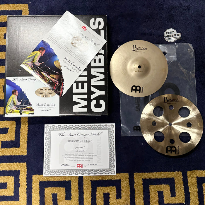 Meinl Matt Garstka Signature Temporal Stack II - 10"/10" - Free Shipping