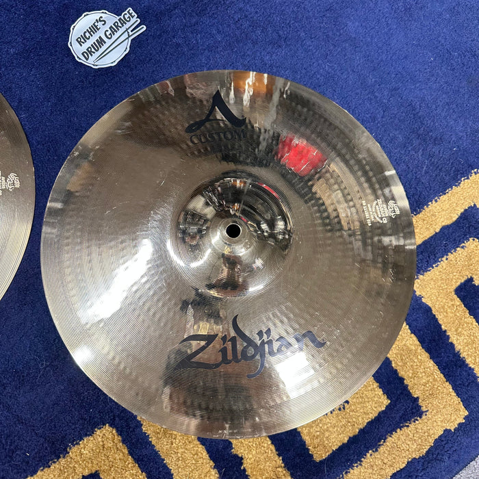 Zildjian 14" A Custom Hi Hat Cymbals - Free Shipping