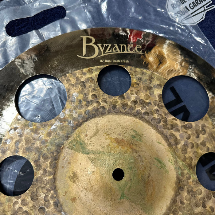 Meinl 16" Byzance Dual Trash Crash Cymbal - Free Shipping