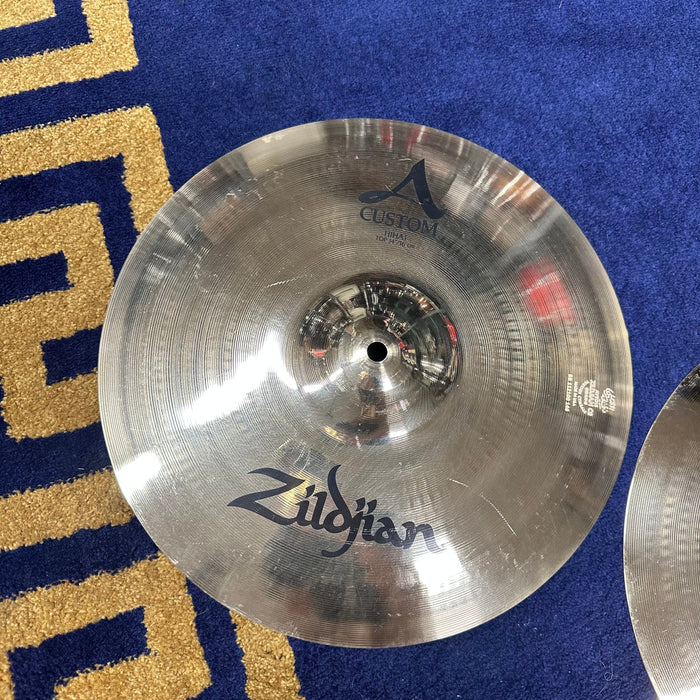 Zildjian 14" A Custom Hi Hat Cymbals - Free Shipping