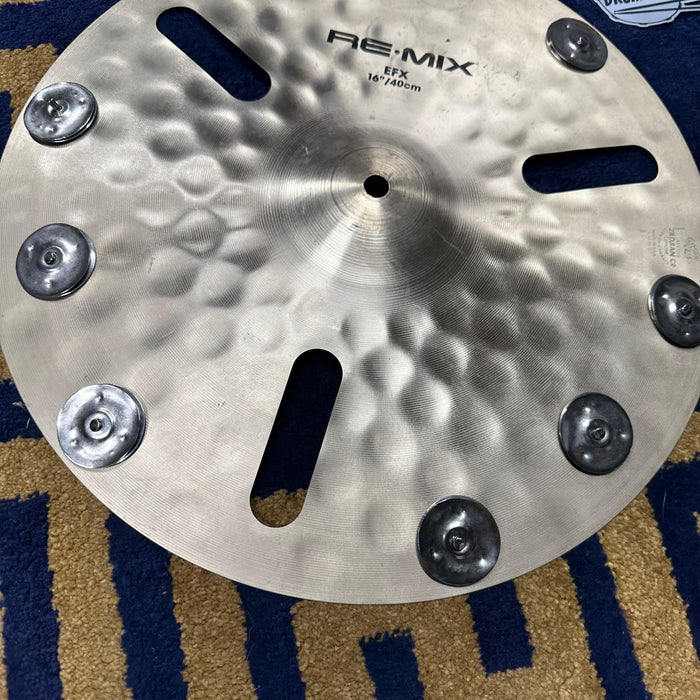 Zildjian 16" REMIX EFX Crash Cymbal - Rare - Free Shipping