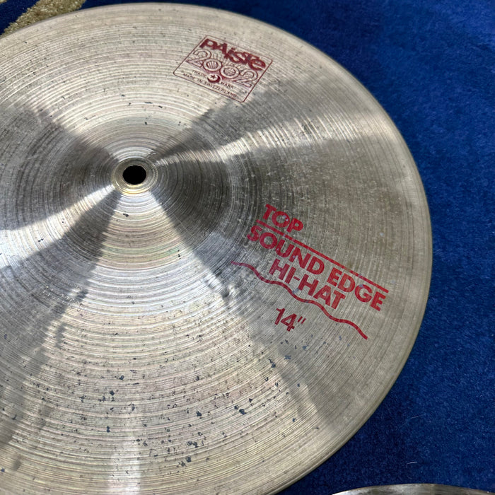 Paiste 14" 2002 Series Sound Edge Hi Hat Cymbal - Free Shipping