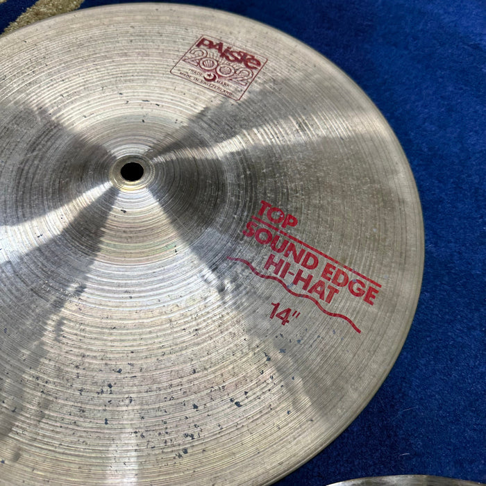 Paiste 14" 2002 Series Sound Edge Hi Hat Cymbal - Free Shipping
