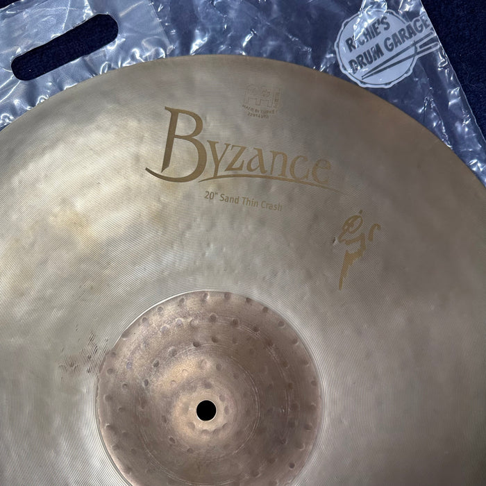 Meinl 20" Byzance Vintage Sand Thin Crash Cymbal - FREE SHIPPING