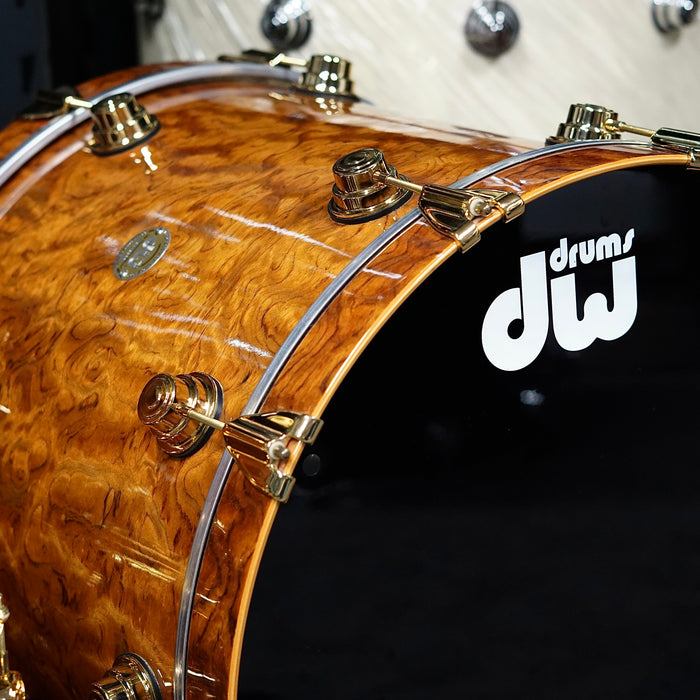 DW Limited Edition Collector's Exotic Series - Private Reserve Waterfall Bubinga 24k Gold Hardware- 10/12/14/16/22