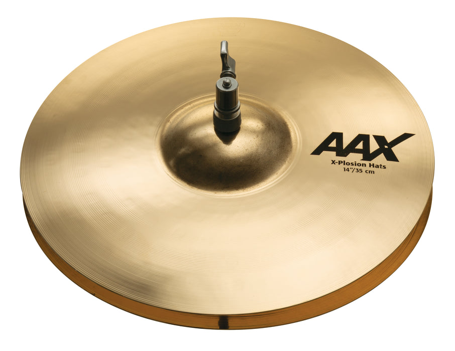 Sabian 14" AAX X-Plosion Hi Hat Cymbals Brilliant Finish- NEW
