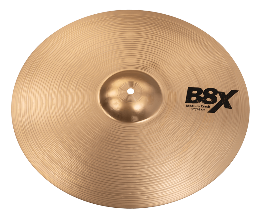 Sabian 18" B8X Medium Crash Cymbal - New - Free Shipping