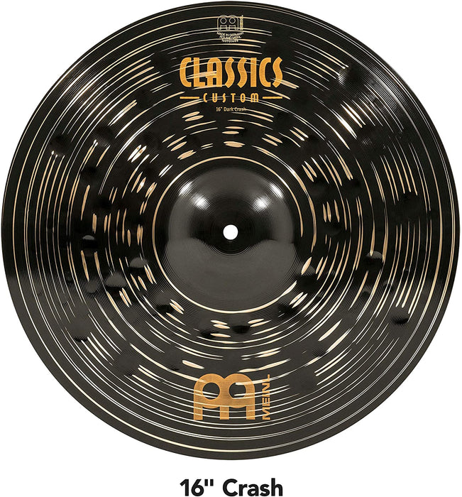 Meinl Cymbals Classics Custom Dark Cymbal Box Set with Free 18" Crash