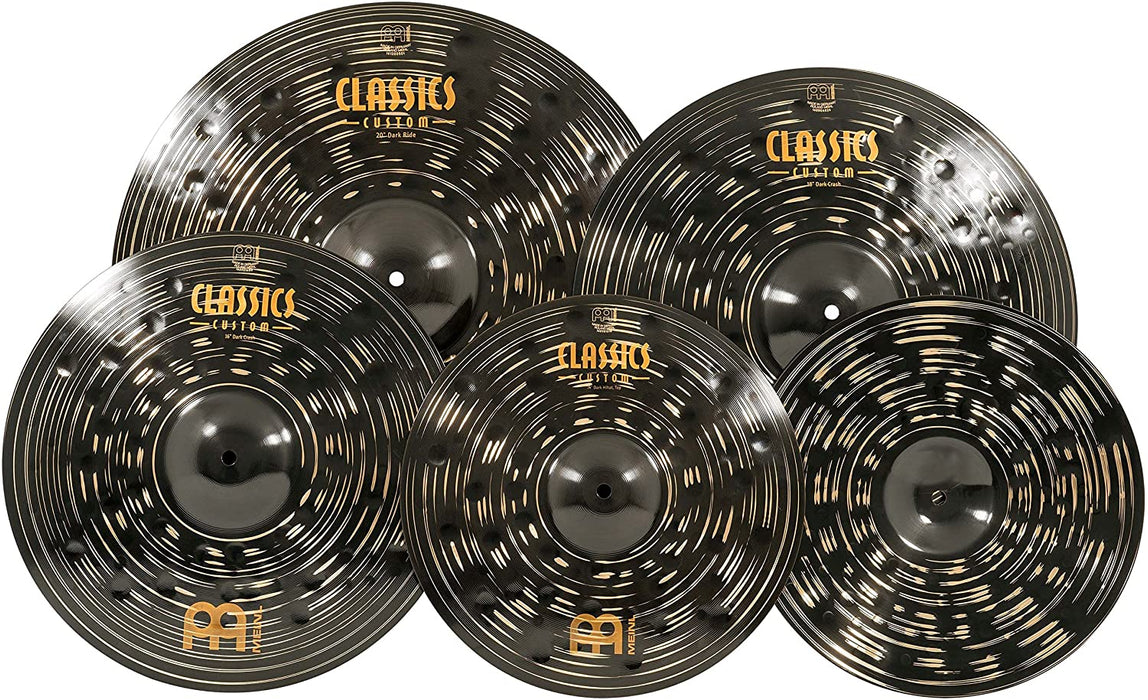 Meinl Cymbals Classics Custom Dark Cymbal Box Set with Free 18" Crash