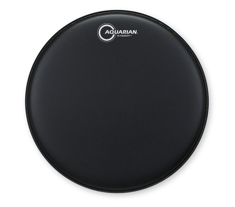 Aquarian Hi-Velocity Black Texture Coated Snare Drumhead - 14 inch
