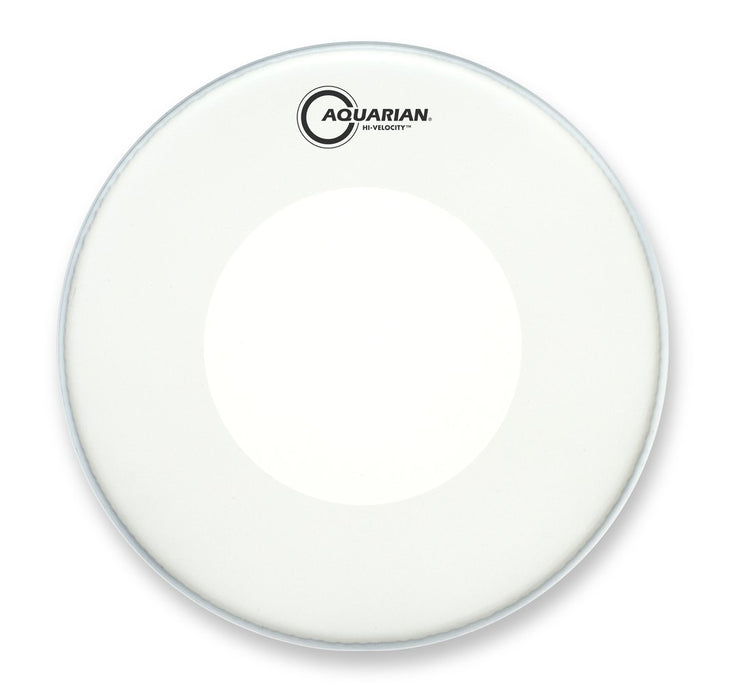Aquarian Hi-Velocity White Texture Coated Snare Drumhead - 14 inch