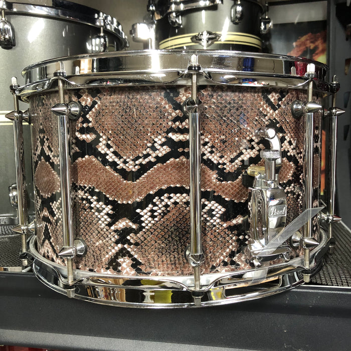 Pearl Signature Series - Vinnie Paul Snakeskin Snare Drum - 14" x 8" - Free Shipping