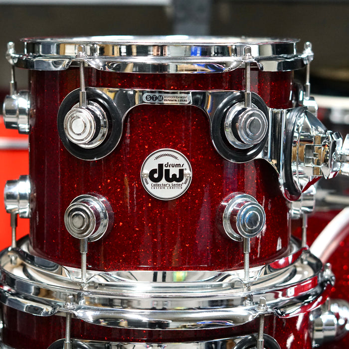 DW Collector's Series 4 Piece - Red Sparkle - 10/12/14/22