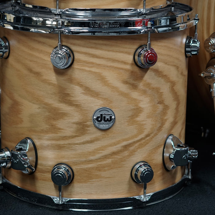 DW Collector's Series Exotic Pure Oak 4 Piece Drum Set - Satin - 10/12/16/22